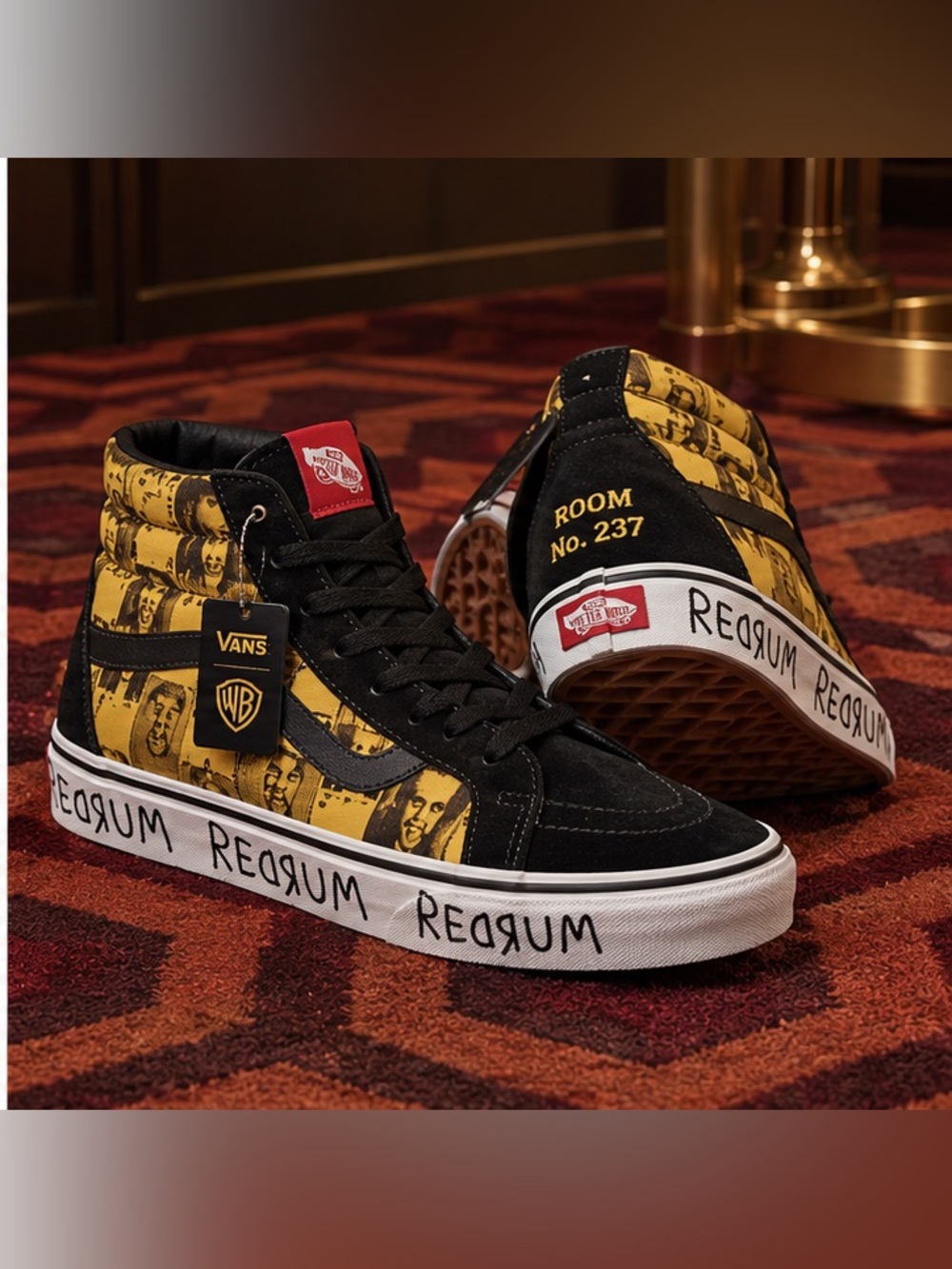 Vans x The Shining Sk8-Hi House of Terror NWT Women’s 7 Men’s 5.5
